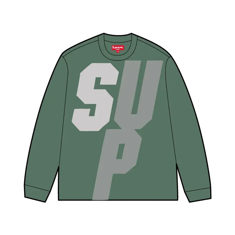Supreme Reflective L/S Top "Green"