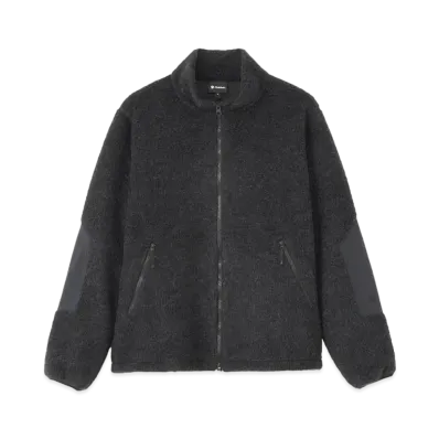 Goldwin Wool Boa Fleece Full Zip Jacket (Unisex) "Mix Charcoal"