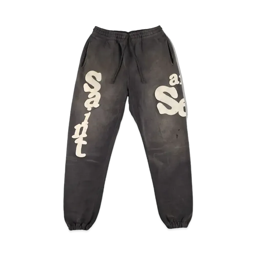 SAINT Mxxxxxx x WIND AND SEA SWEAT PANTS "Black"