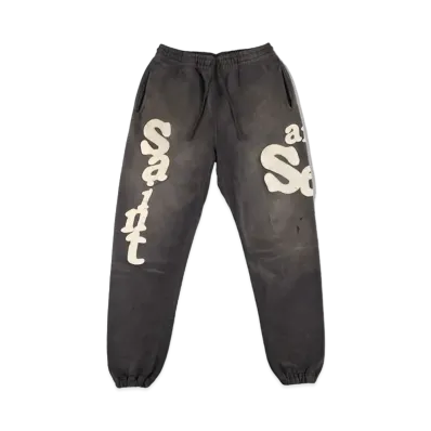 SAINT Mxxxxxx x WIND AND SEA SWEAT PANTS "Black"