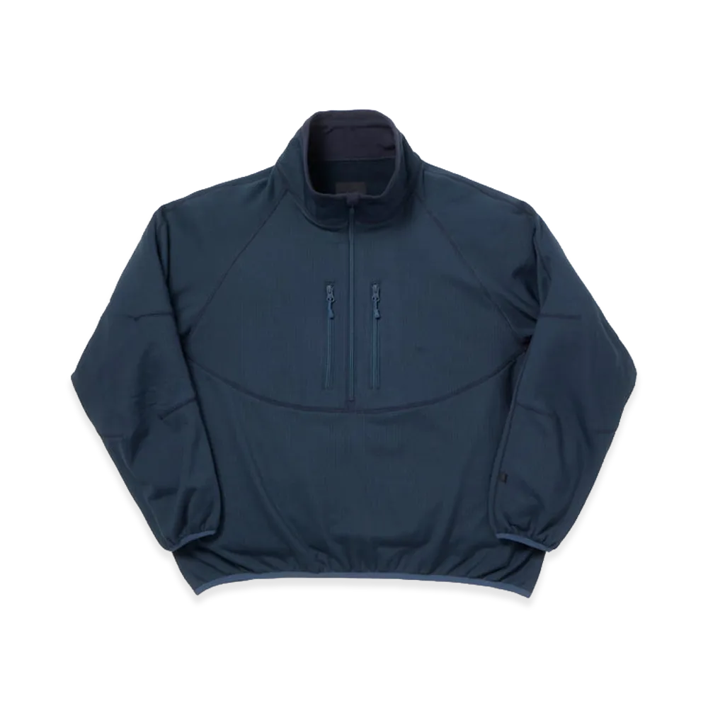 DAIWA PIER39 Tech Mil Fleece Jacket Pullover "Navy"