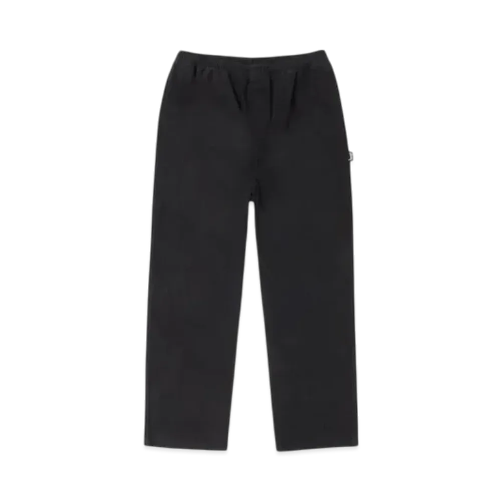 Stussy Beach Pant Cotton Twill "Black"