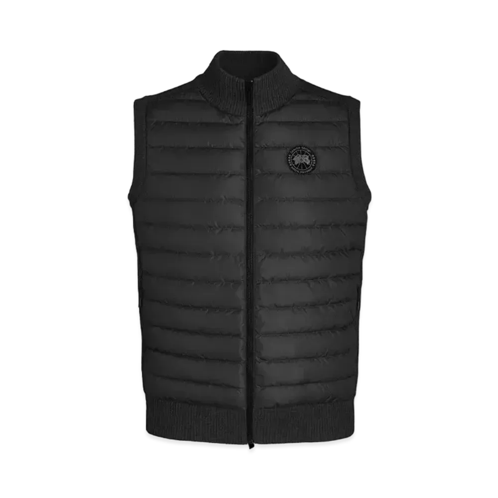 CANADA GOOSE Hybridge Knit Vest "Black"