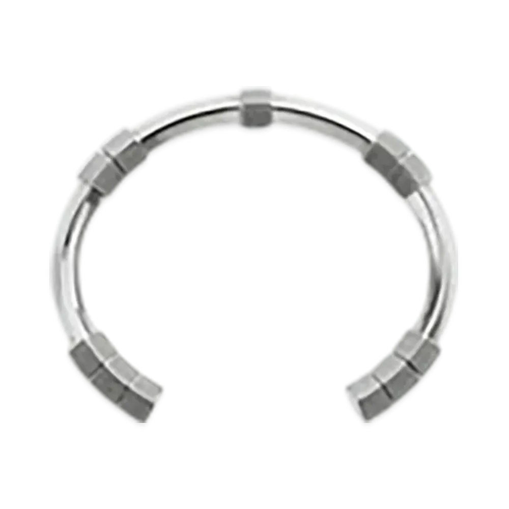 Bottega Veneta Pen Cuff Bracelet "Silver"