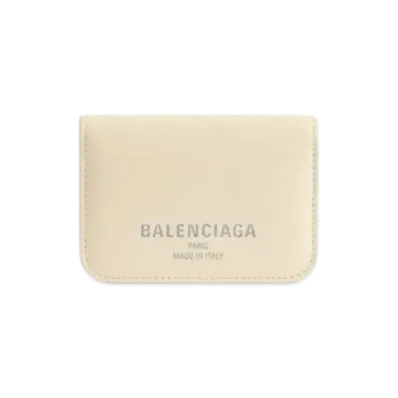 BALENCIAGA Cash 2.0 Mini Wallet "Cream"