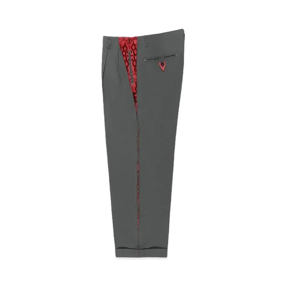 WACKO MARIA Wolfs Head / Dormeuil / Rockabilly Pants "Gray-Pink"