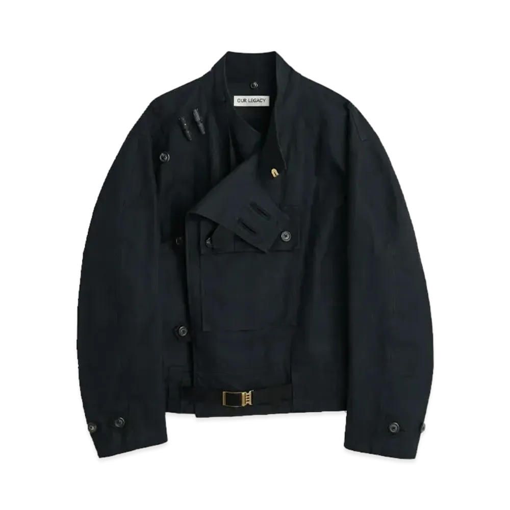 OUR LEGACY Dispatch Jacket Highland Cotton "Black"