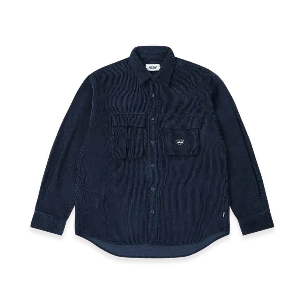 PALACE Double Pocket Cord Overshirt "Navy"