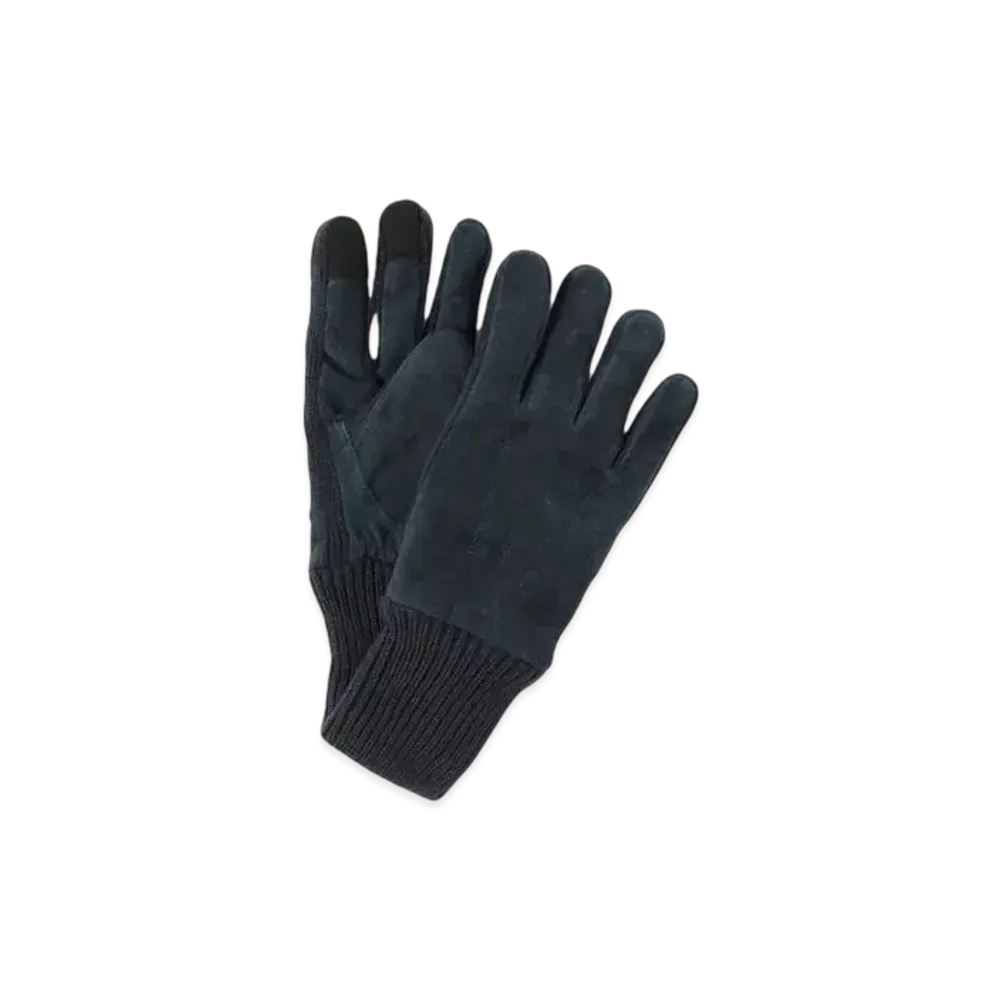 BEAMS Suede Gloves (Touch Screen Compatible) "Navy"