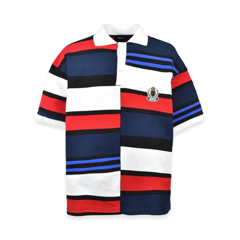 BREATH Emblem Logo Crazy Border Polo Shirt "Red"