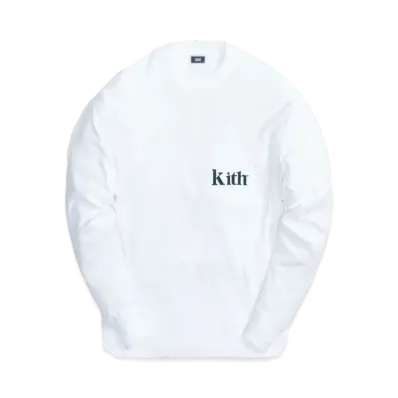 Kith Quinn L/S Tee "White"