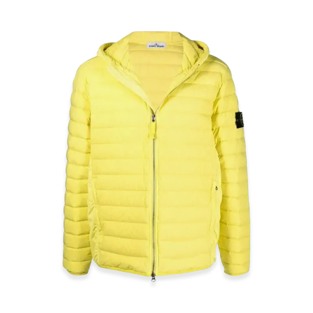 Stone Island 44525 Loom Woven Down Chambers Stretch Nylon-TC Jacket - 21SS "Pistachio"