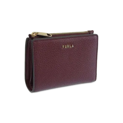 FURLA Ritzy S Bi-Fold W Zip Vitello Keria "Red"