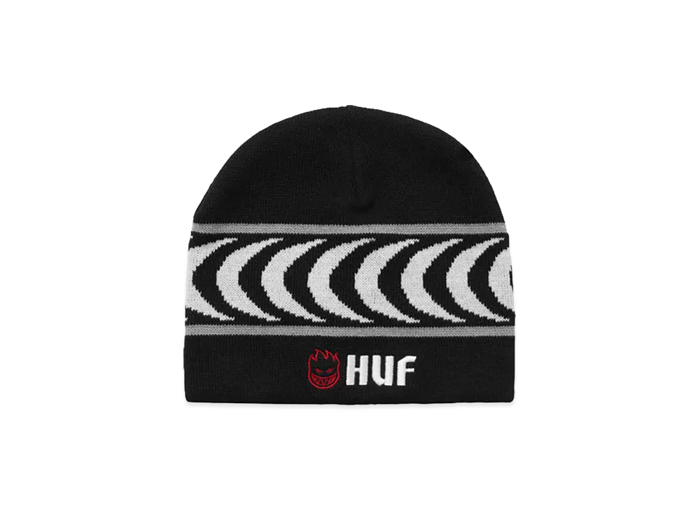 HUF x SPITFIRE Skull Beanie "Black"