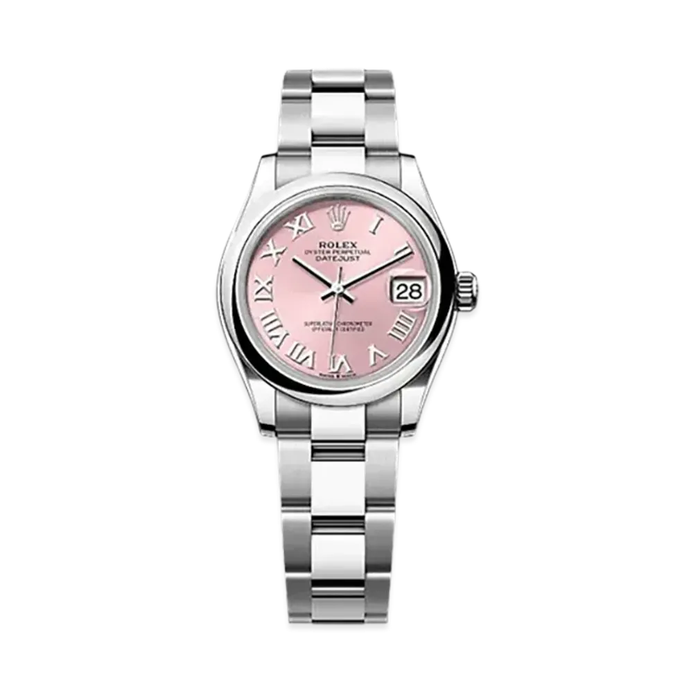 ROLEX Datejust 31 Oystersteel "Pink"