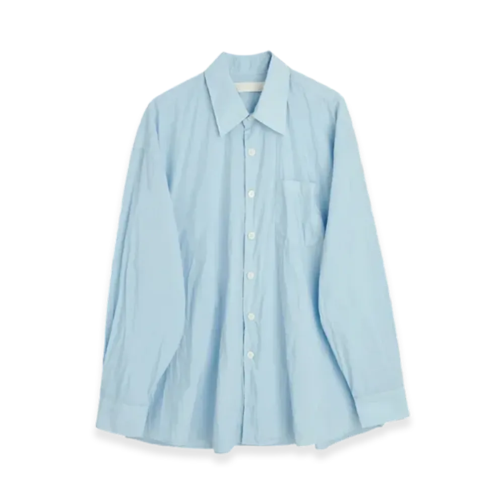 OUR LEGACY Women's Borrowed Shirt Parachute Poplin "Skyway"
