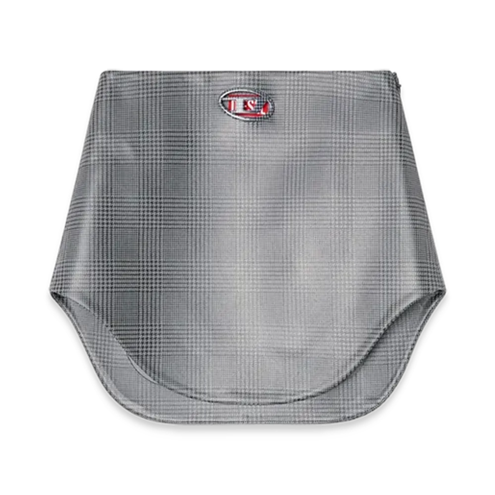 Diesel O-Limpo-Pw Checked Mini Skirt With Oval D "Gray"