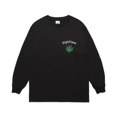 WACKO MARIA HIGH TIMES / Long Sleeve T-shirt "Black"
