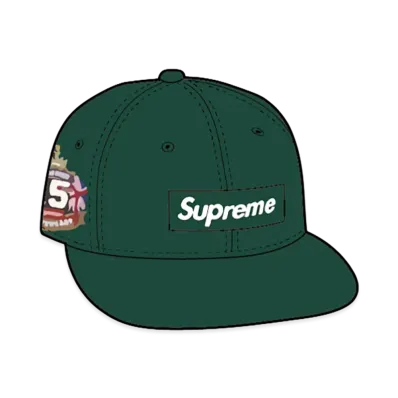 Supreme Shop Box Logo New Era (London) "Dark Green"
