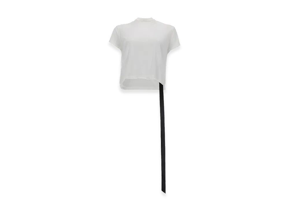 Rick Owens DRKSHDW Women's Cropped Small Level T-Shirt "White"
