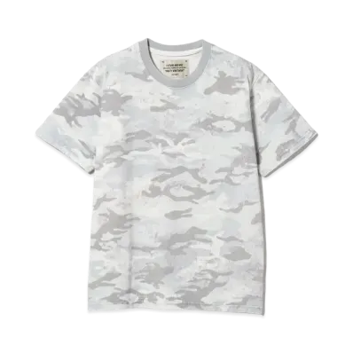 BEAMS FUTURE ARCHIVE Fade Camo T-Shirts "White"