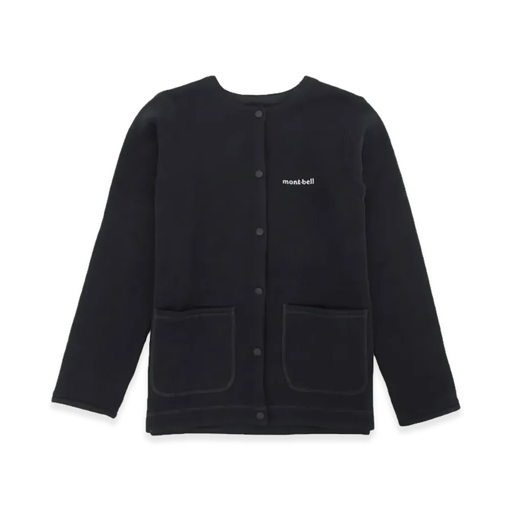 mont-bell Women's ClimaPlus Knit Cardigan "Black"