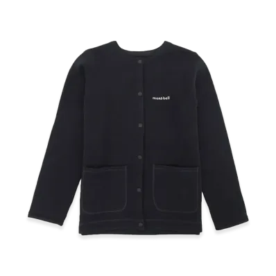 mont-bell Women's ClimaPlus Knit Cardigan "Black"