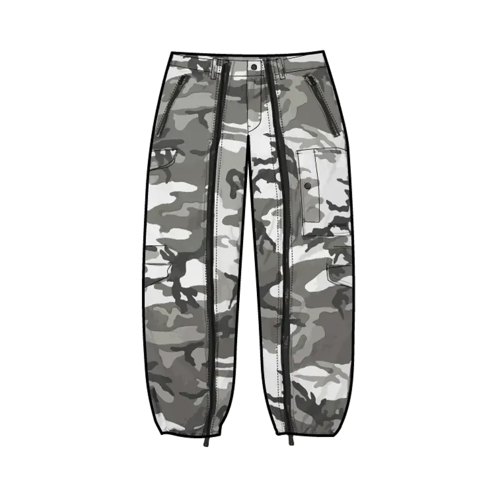 Supreme x Alpha Industries Cotton Flight Pant "Snow Camo"