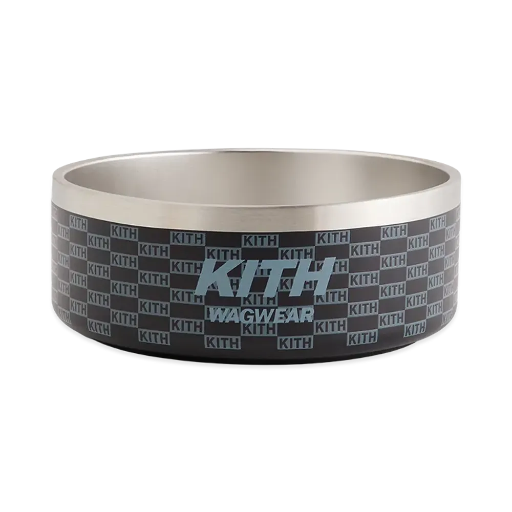 Kith x wagwear Metal Dog Bowl "Black"