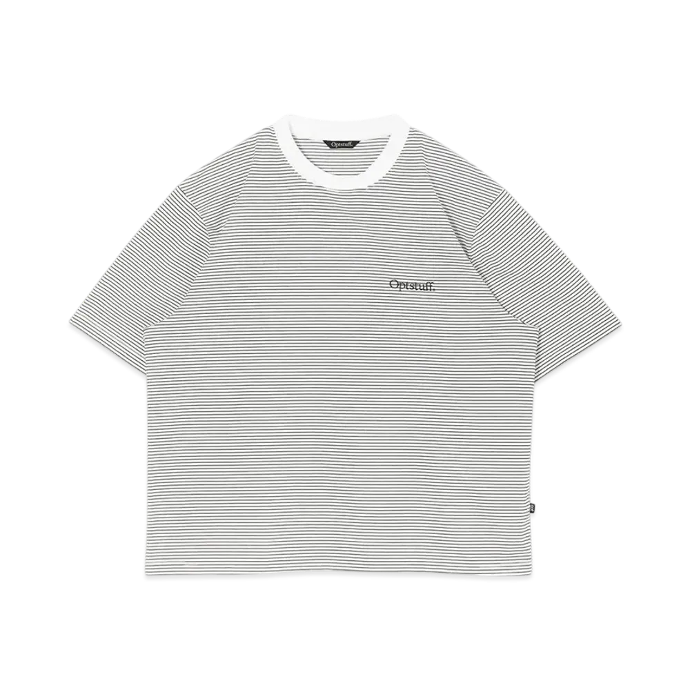 Optstuff Border T-Shirt "White"