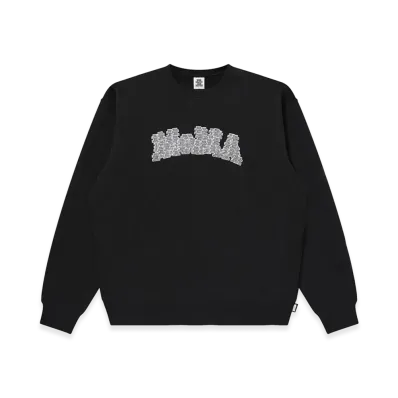 BlackEyePatch OG Label Museum Logo Crew Sweat "Black"