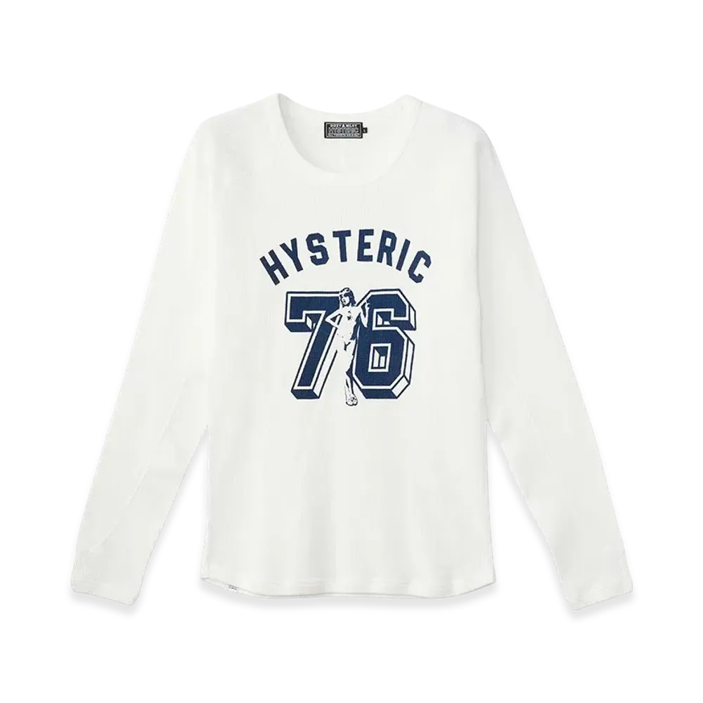 HYSTERIC GLAMOUR Number 76 T-Shirt "White"