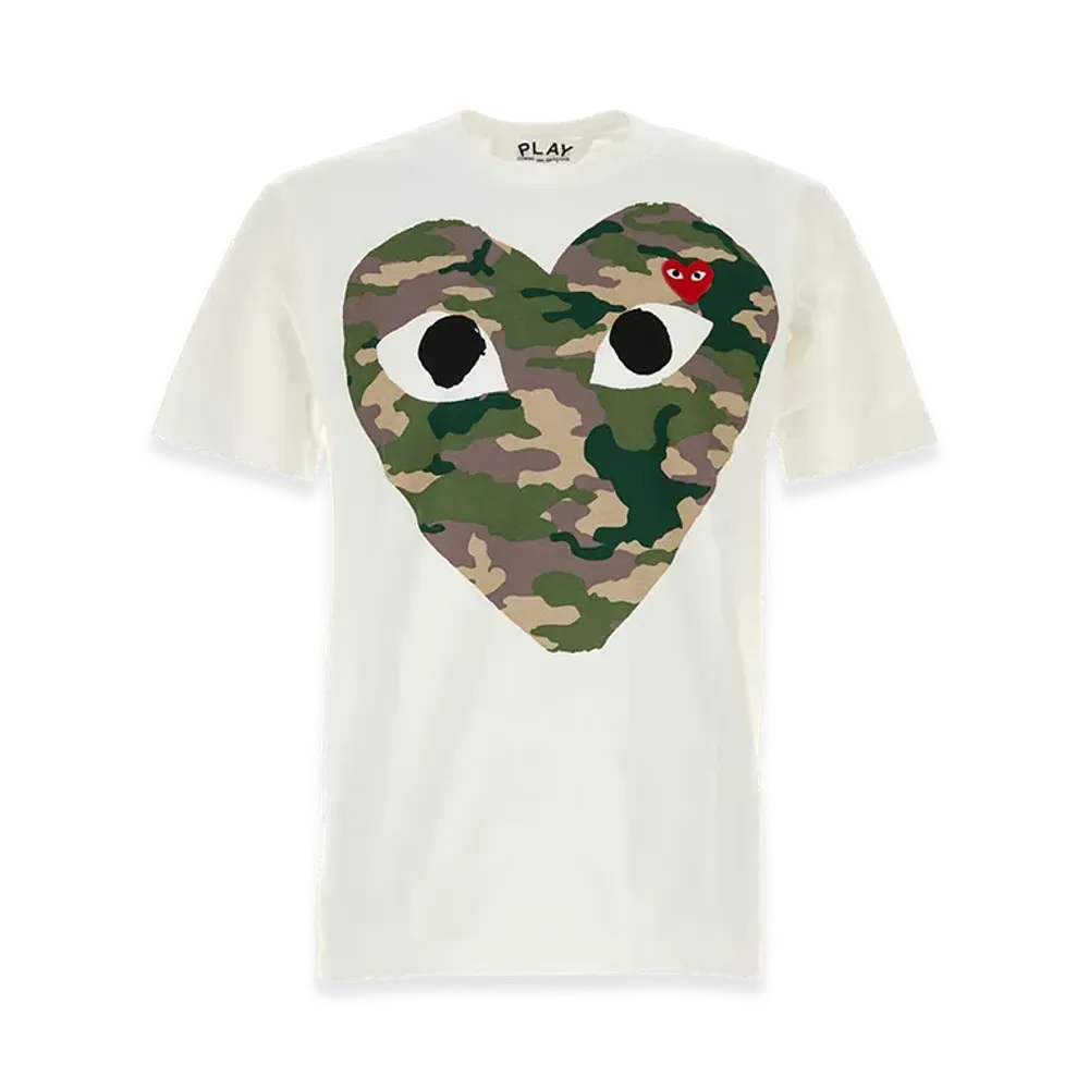 PLAY COMME des GARCONS Cotton T-Shirt "White"