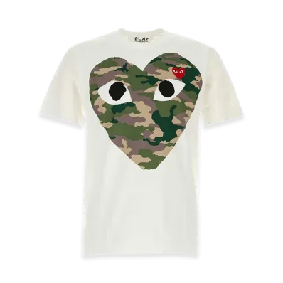 PLAY COMME des GARCONS Cotton T-Shirt "White"