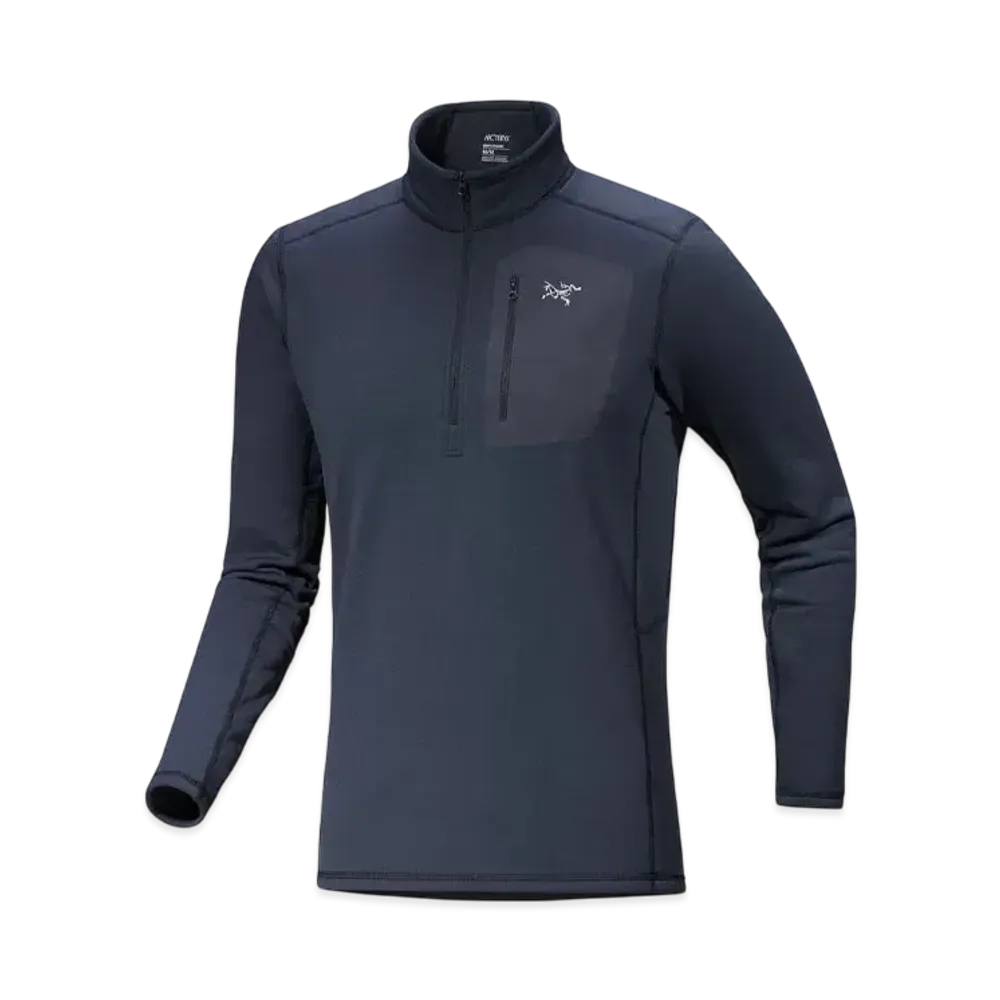ARC'TERYX Low Heavyweight Zip Neck Men's "Black Sapphire"