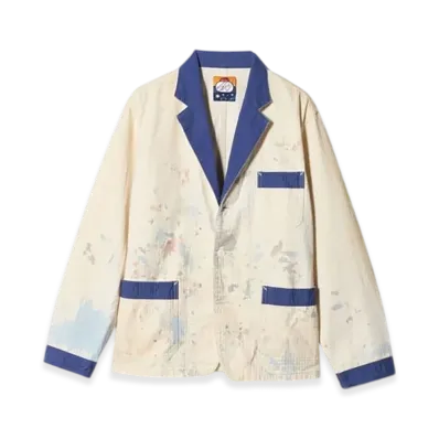 SWJP for UNITED ARROWS & SONS Two Tone HB Jacket "Off White"