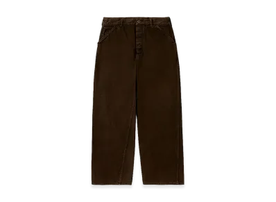 A.PRESSE Vintage Denim Work Pants "Brown"