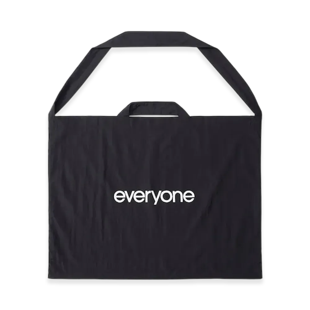everyone Nylon Big Shoulder Bag "Black"