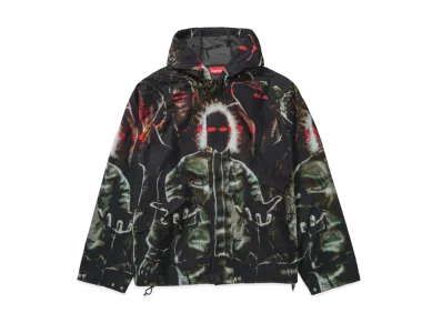 Supreme Hooded Raglan Jacket "Multicolor"