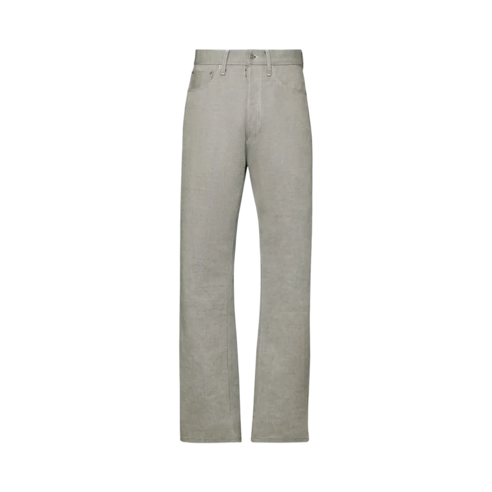 Maison Margiela Women's Broken Twill Buckle Jeans "Caviar"