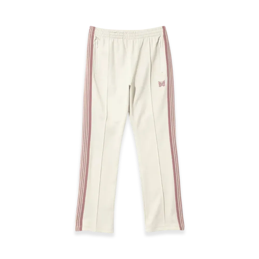 NEEDLES Narrow Track Pant - Poly Smooth "Cream"