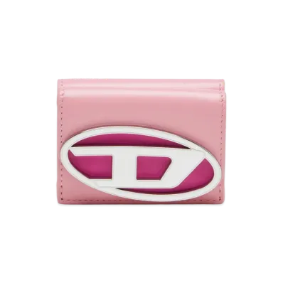 Diesel 1dr Tri Fold Coin XS Ii Wallet "Pink/White"