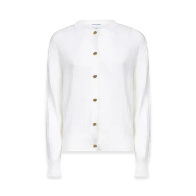 Bottega Veneta Women's Wool Cardigan "White"