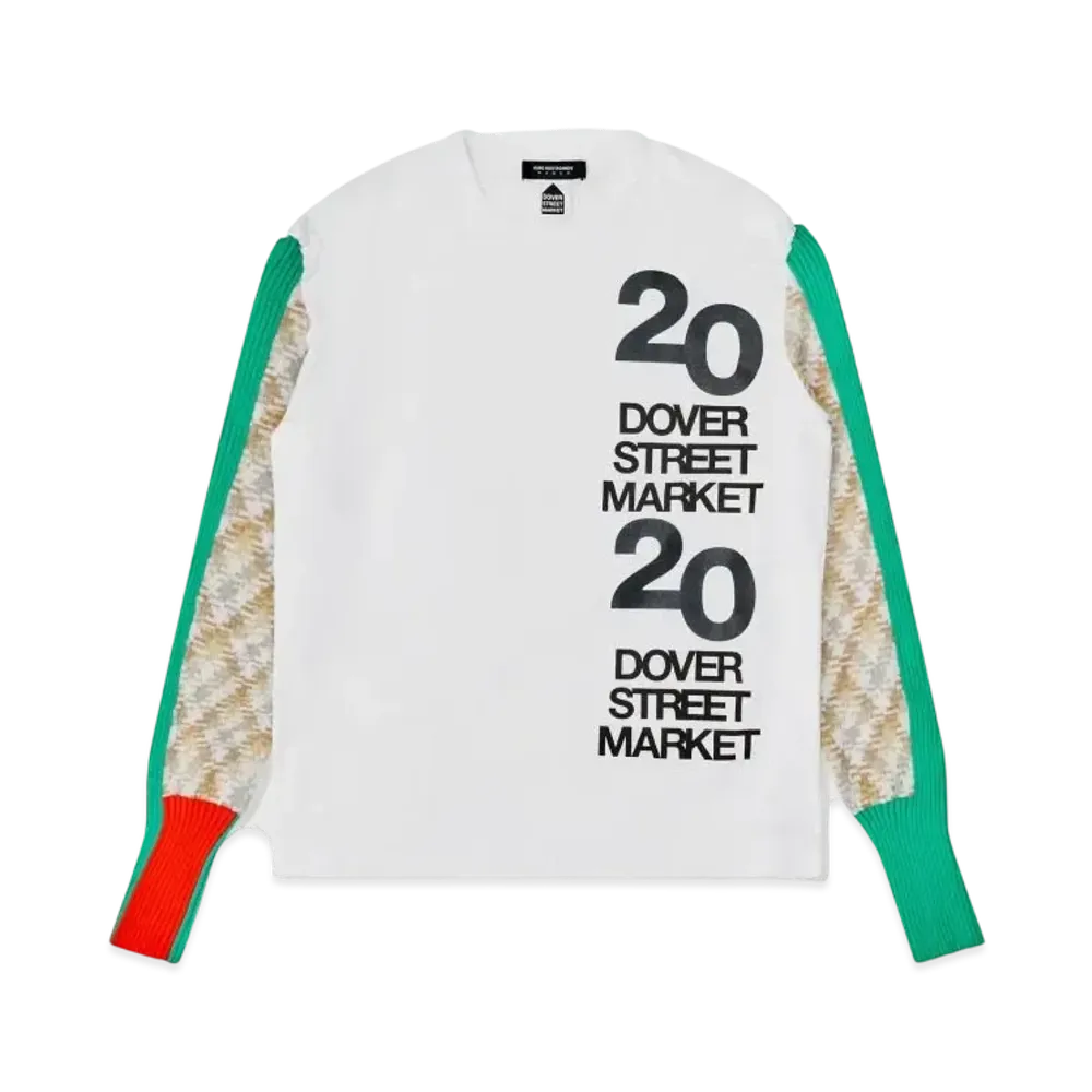 Dover Street Market London x Kiko Kostadinov 20th Anniversary Crew "White"