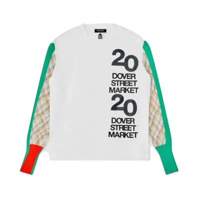 Dover Street Market London x Kiko Kostadinov 20th Anniversary Crew "White"