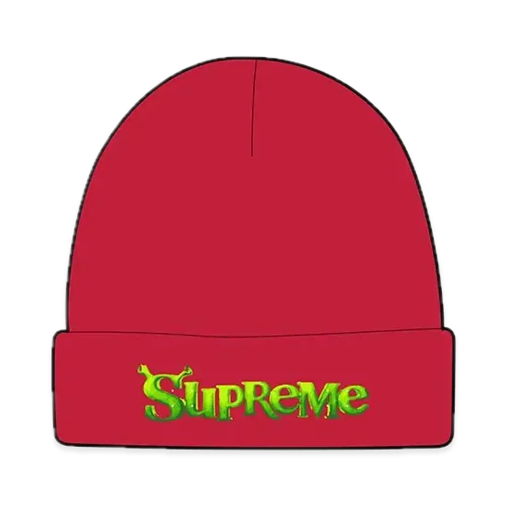 Supreme Shrek Beanie "Cardinal"