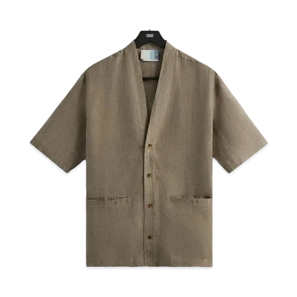 Kith Pinstripe Linen Gi Shirt "Prelude"