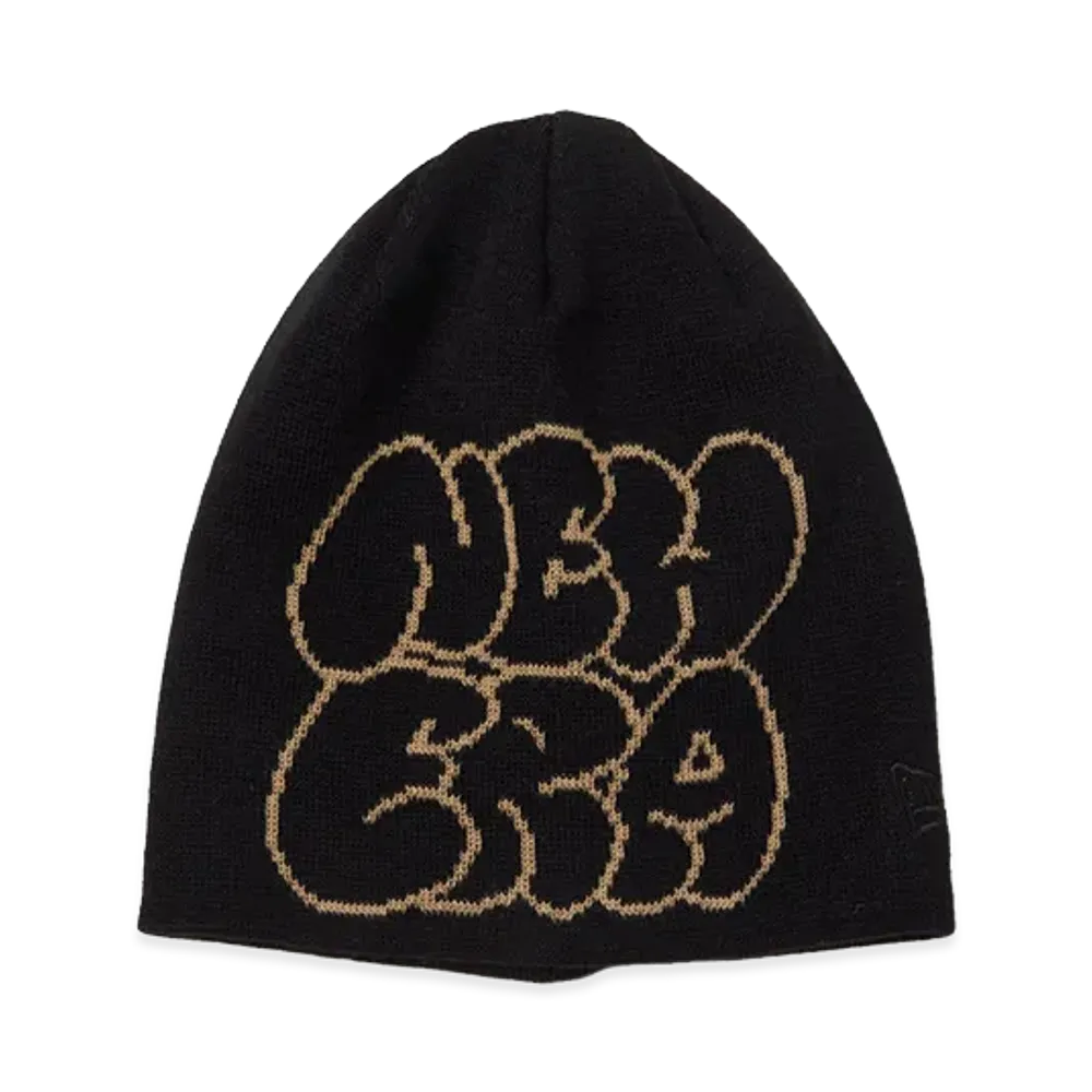 NEW ERA Basic Beanie Cool Max Hollow Logo "Black"