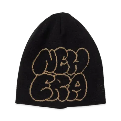 NEW ERA Basic Beanie Cool Max Hollow Logo "Black"