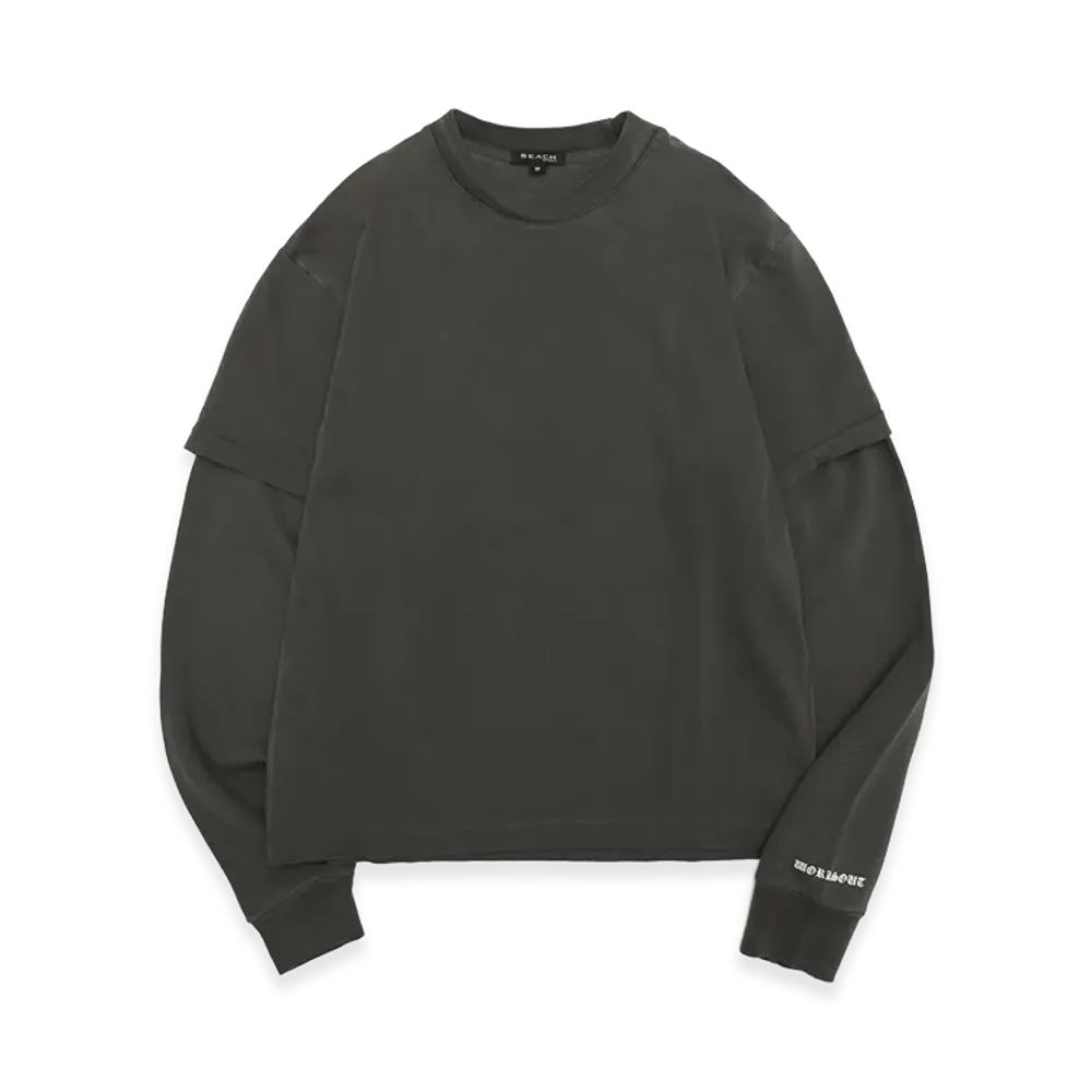 WORKSOUT x Beach Brains Aoyama Exclusive L/S Tee "Black"
